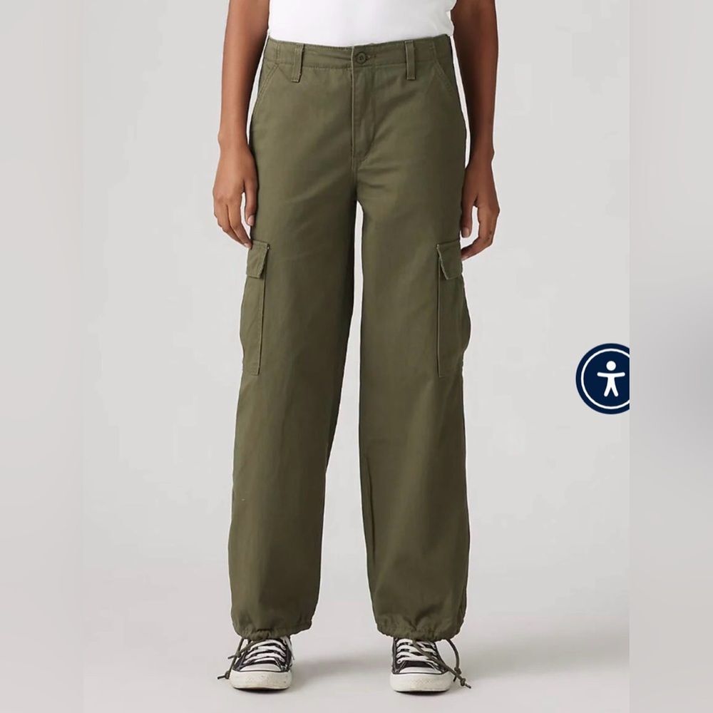 Levi's Khaki Green Utility Joggers '94 Baggy Cargo size 31